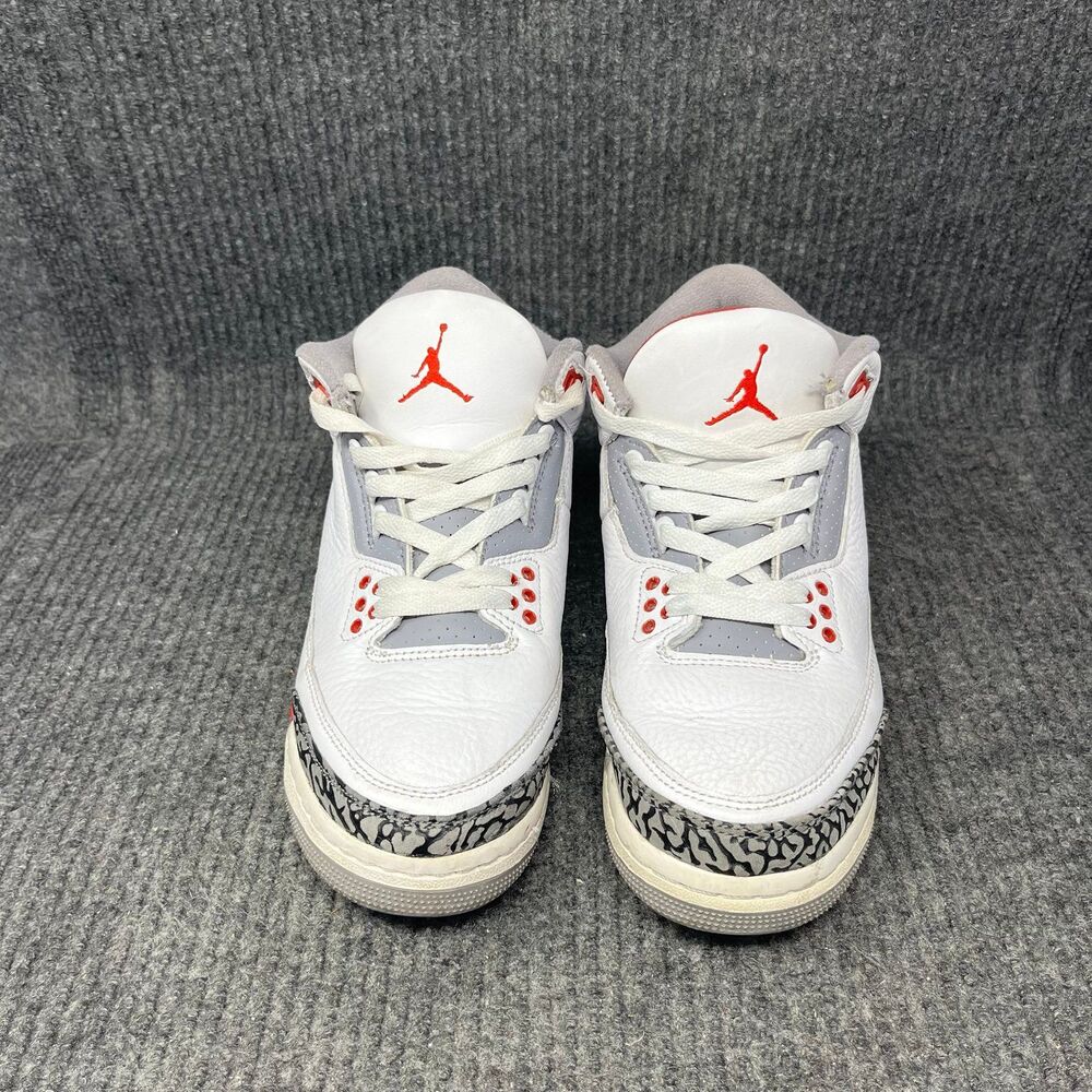 Nike Air Jordan 3 Retro Fire Red White Black Women’s 8 (6.5Y) DM0967-160 - Picture 2 of 8